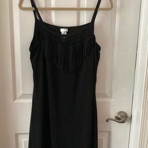 Black swim cover/ dress